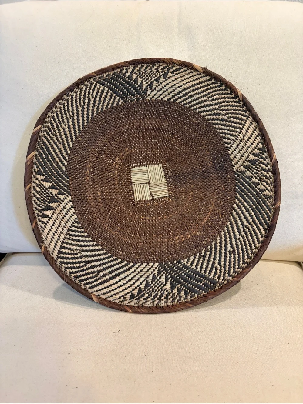 NEW Africa Woven Basket. Made by the Binga people of Zambia/Zimbabwe